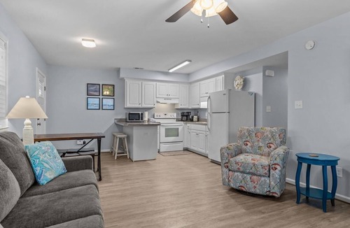 Atlantic Beach Condo | Boardwalk Shores D 2 Bedroom Duplex by RedAwning