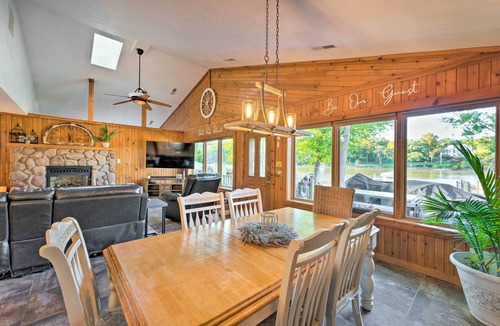 Newville House | Boat Dock & Backyard: 'Rock River Retreat'
