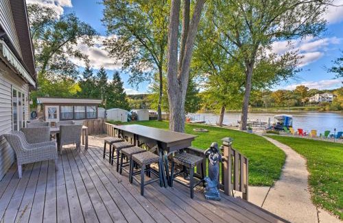 Newville House | Boat Dock & Backyard: 'Rock River Retreat'