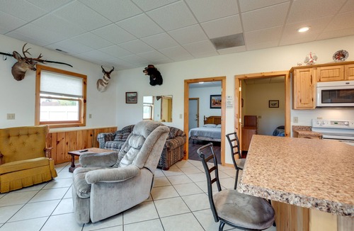 Rhinelander Cabin | Boat Dock & Fire Pit: Lakefront Monico Home!