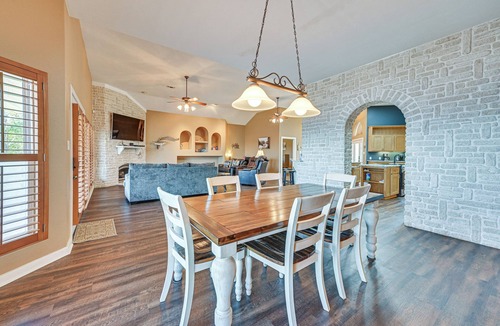 Milam House | Boat Dock & Hot Tub: Waterfront Home in Milam!
