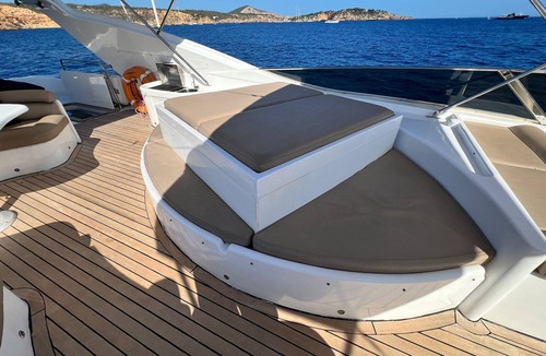 Sant Adria de Besos Boat Rental | Boat with Private Whirlpool, Private Terraces & Wi-Fi