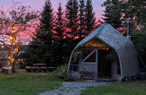 Halifax County Cabin | Boathouse Forested Oceanside Retreat