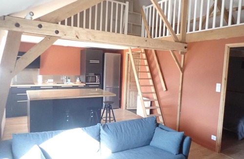 Boeschepe Apartment | Boeschepe logement avec Mezzanine centre village