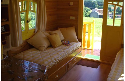 Chomelix House | bohemian stay on the farm, aboard a comfortable and warm trailer