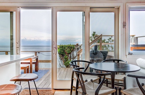 Baiting Hollow House | Bohemian-style home with beachfront access, open-floor plan, ample natural...