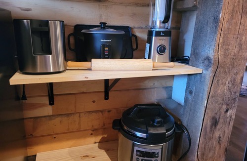 Davisville Cabin | Bohío Retreat - Cabin and Creek View on 42 Acres