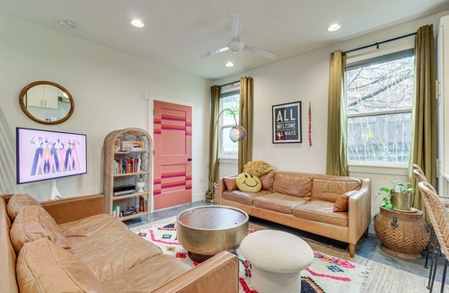 Blackshear-Prospect Hill House | Boho Austin Vacation Home w/ Private Hot Tub!