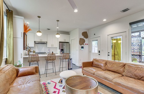 Blackshear-Prospect Hill House | Boho Austin Vacation Home w/ Private Hot Tub!