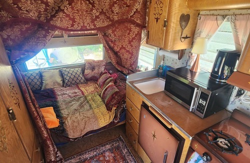 Monroe House | Boho Caravan themed, Vintage 1961 Oasis Camper