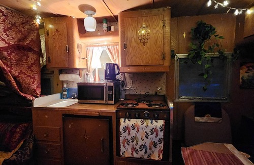 Monroe House | Boho Caravan themed, Vintage 1961 Oasis Camper