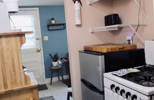 Bloomington Apartment | Boho-Chic Studio Unit 1: Garden Views, Cozy, Calm & Cool