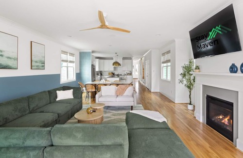 Southwest Raleigh House | Boho Luxe Stay Game Room, Fire Pit & Playground