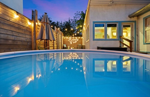 Cherrywood House | Boho-Ranch Retreat in Hip East Austin w Hot Tub and Cowgirl pool.