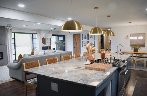 Bryan House | Boho Retreat w/Hot Tub, Fire Pit & Outdoor Cinema
