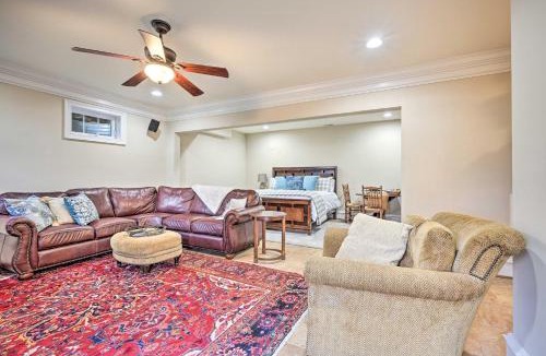 Mount Lena Apartment | Boonsboro Studio with Wood-Burning Fire Pit!