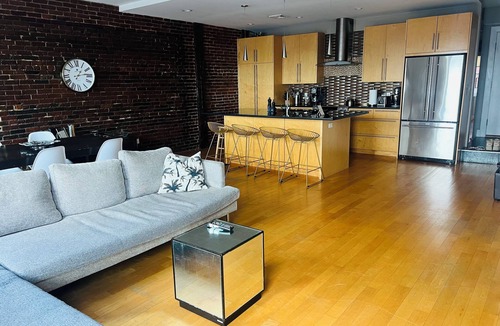 North End Condo | Boston Harbor views. Modern north end condo.FREE PARKING!