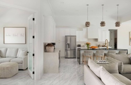 Pelican House | Bougee Waterfront with Salt Water Pool/Spa/Game Rm