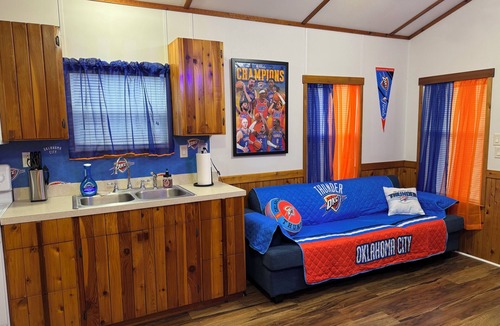 Texanna Cabin | Boulder Ridge Cabin 4: Thunder Road - Newly Renovated Tiny Cabin Escape