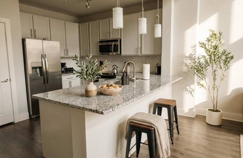 West End Apartment | Boulevard Stays Midtown 30ft Ceilings 1BR 01