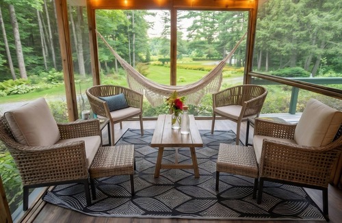 Otonabee-South Monaghan Cabin | Boutique Glamping Retreat on Private Forested Land | River + 111 Private Acres