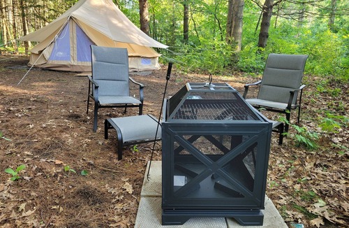 Otonabee-South Monaghan Cabin | Boutique Glamping Retreat on Private Forested Land | River + 111 Private Acres