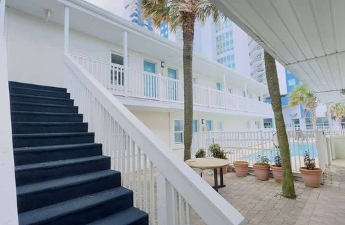 Downtown Myrtle Beach Apartment | Boutique on the beach, Studio #109 + Pool