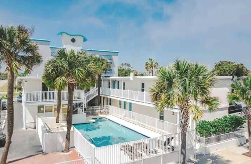 Downtown Myrtle Beach Apartment | Boutique on the beach, Studio #126 + Pool