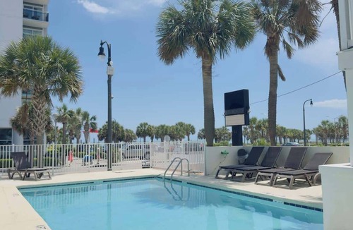 Downtown Myrtle Beach Apartment | Boutique on the beach, Studio #126 + Pool