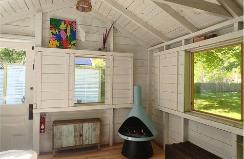 Amherst Apartment | Boutique Studio Under the Hemlocks: 2 Courtyards, Grill & Writers Retreat