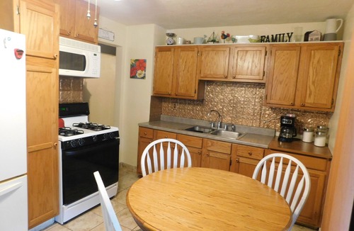 East Peoria House | Bow Wow Meow! Fenced Yard-5 min to Downtown Peoria