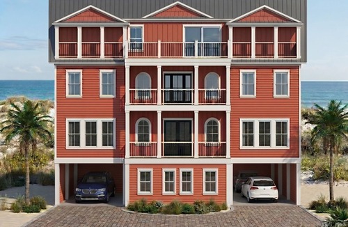Murrells Inlet House | Brand New 10BR Oceanfront. Pool, Spa, Theater Room, Game Area, Firepit, Elevator