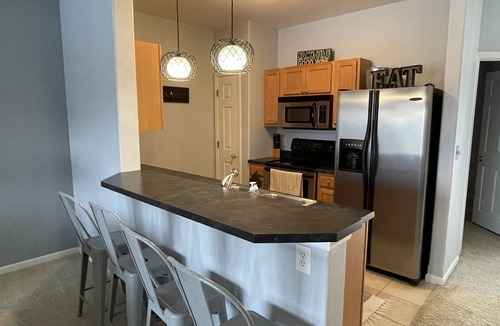 Lake Ozark Condo | BRAND NEW HARDWOOD FLOORS! Beautiful views, walk to Strip, shopping and fun!