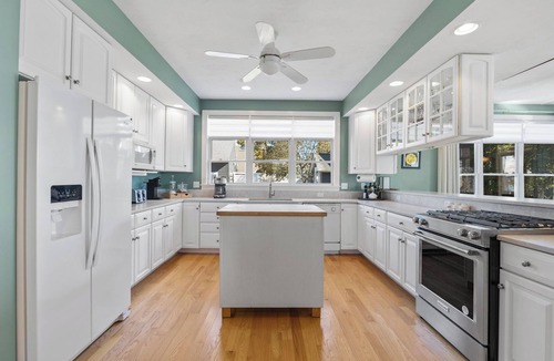 Onset House | BRAND NEW LISTING! Spacious 5BD Beachfront Retreat-Central A/C, Outdoor Shower, Right on Onset Beach