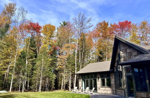 Town of Webb House | Brand New, Luxury Lodge on Moose River in Old Forge Area