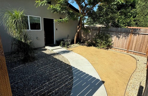 Canoga Park Apartment | Brand-New Modern Studio with Your Own Private Yard Oasis