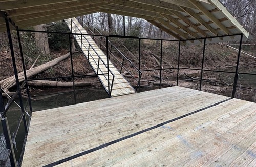 Pangburn Cabin | BRAND NEW waterfront cabin on The Little Red River with huge dock, arcades &WiFi
