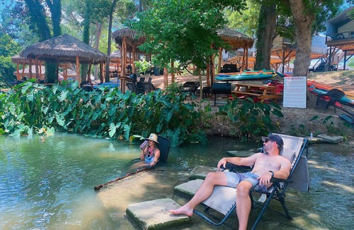 Sutherland Springs Cabin | Brand new waterfront Cabin with many amenities: Pool, hot tub & kayaking. - RC8