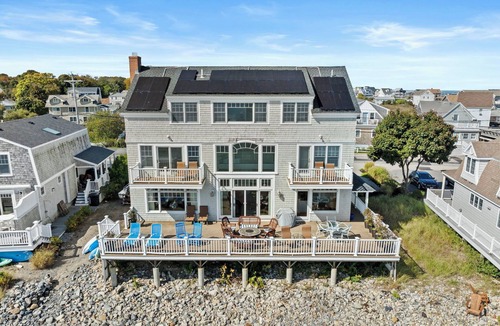 Scituate House | Breathtaking harbor views from spacious beachfront home.