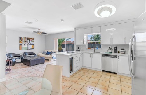 Ludlam House | Breezy Palms of South FL: Stylish 3BR Pool retreat near airport & shopping malls