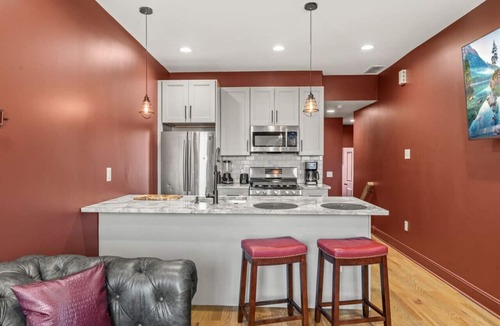 North Philadelphia West Apartment | Brewerytown Upper-Level Apartment | W/D | Fast Wi-Fi | Self Check-In