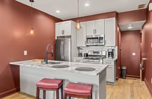 North Philadelphia West Apartment | Brewerytown Upper-Level Apartment | W/D | Fast Wi-Fi | Self Check-In