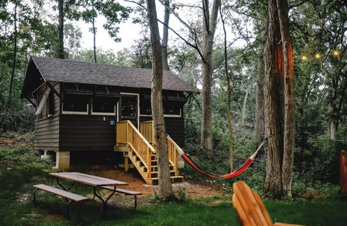 East Troy Cabin | Briar Patch - Double Antique Scout Cabins