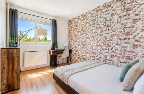 Roseraie - Orgemont Apartment | Brick Loft - Idéale famille & proche centre-ville