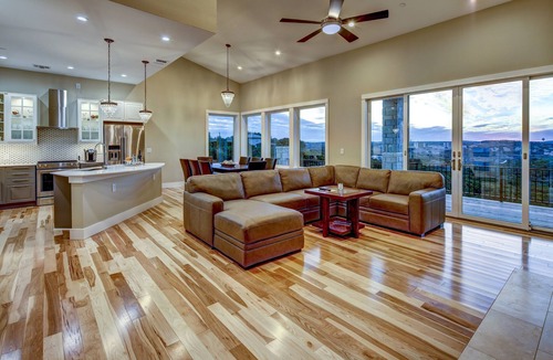 Lost Creek House | Bridge to Happiness: Cross the entry bridge into a gorgeous 4 bedrooms residence