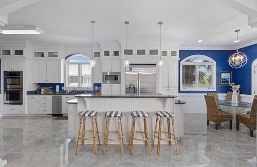 Nixons Crossroads House | Bridgeview | Waterfront 6BR Home w/Pool + Sauna | Sleeps 12