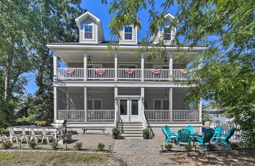 Michigan City House | Bright & Airy Home: Chef's Kitchen & Pro Decor!