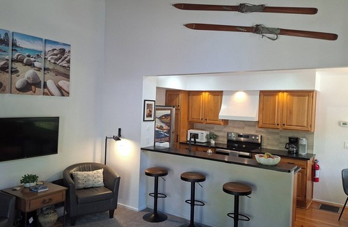 Kings Beach House | Bright and cozy end unit condo in quiet complex. Pool, courts and near Beach.
