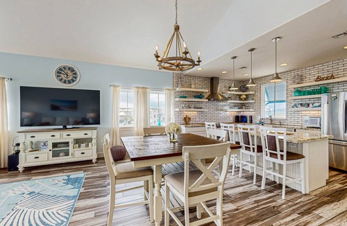 Port Aransas House | Bright and spacious home steps from the sand w/Shared Pool & Private Balcony