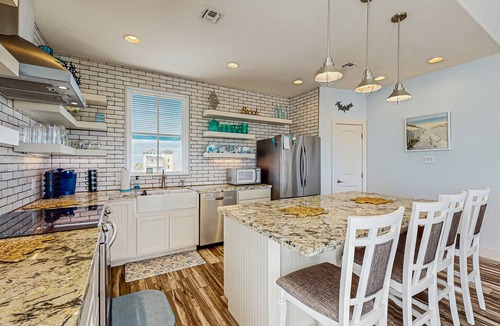 Port Aransas House | Bright and spacious home steps from the sand w/Shared Pool & Private Balcony